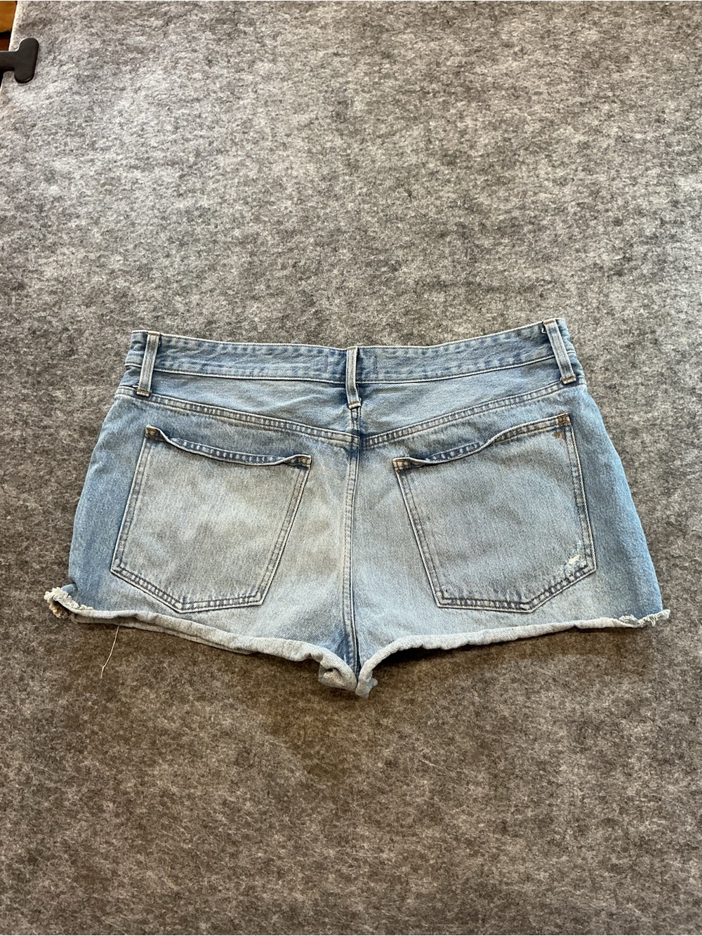 Madewell Light Blue Distressed Denim Women’s Shorts Size 32 - Picture 4 of 4